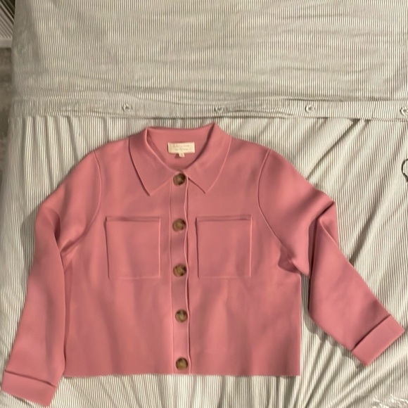 The Iconic Betty Cardigan in L.A. Pink - Picture 6 of 8